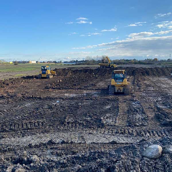 land being cleared
